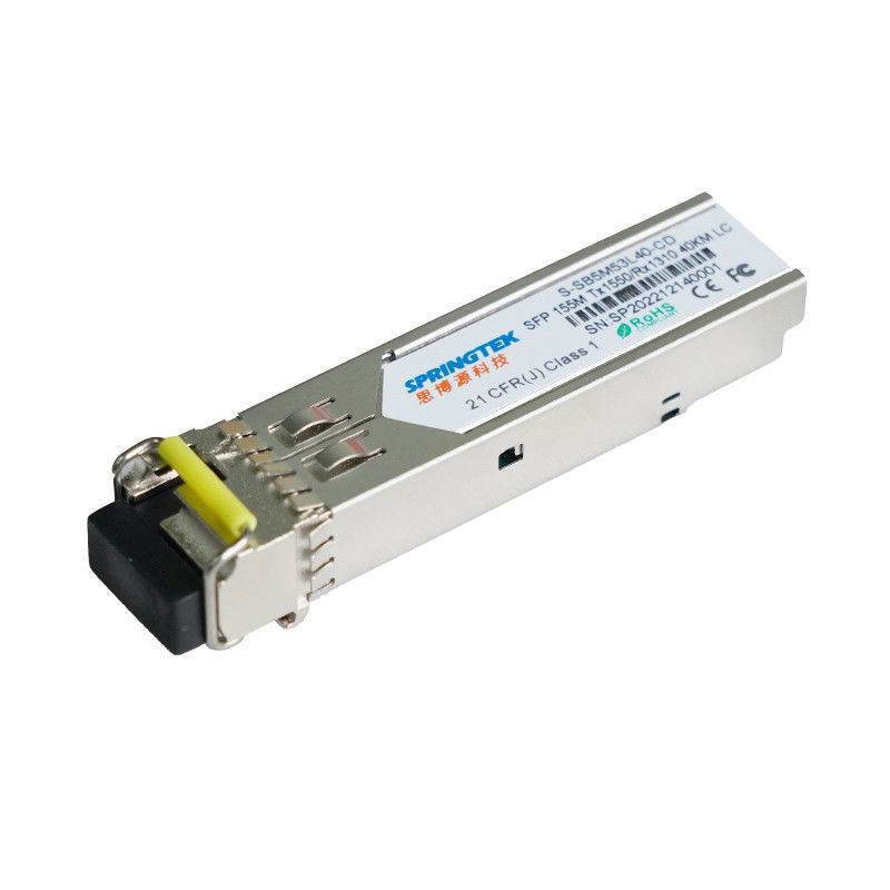 DOM SFP BIDI 40km TX1550nm/RX1310 155M SM LC DFB локальных сетей модуля SFP оптически