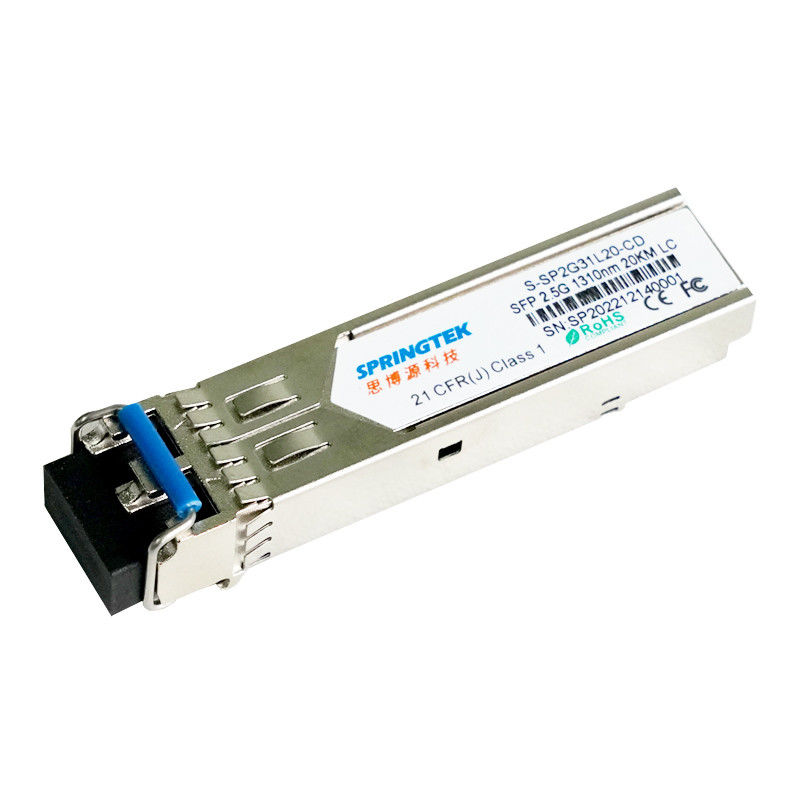 Совместимый Cisco/Juniper/HP/Arista SMF 2.5G LC 1310nm 20km с модулем приемопередатчиков DDM SFP оптически