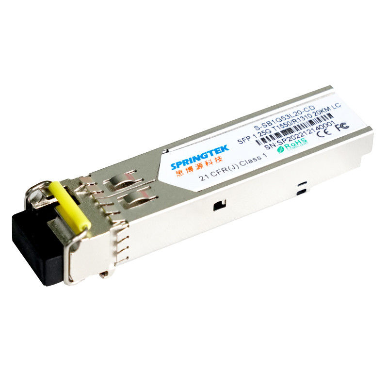 Горячий продавая модуля WDM BIDI SFP SFP модуль SFP LC цены по прейскуранту завода-изготовителя волокна 1550/1310nm SMF симплексного 1.25G 20km одиночный