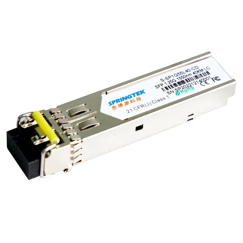 Модуль LC SMF приемопередатчиков SFP 1.25G 1550nm 40km оптически с можжевельником DDM совместимым