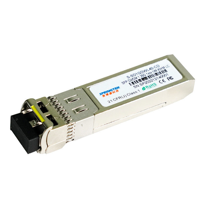 Модуль 1.25Gbps SMF LC Cisco совместимый DWDM C17~C61 40km SFP оптически с DDM