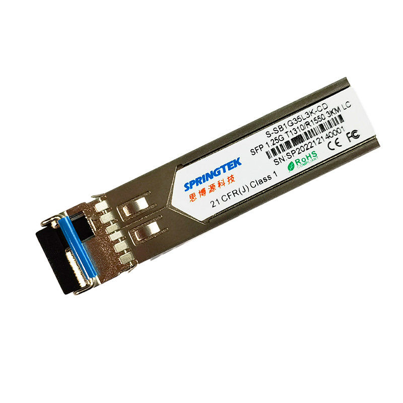 модуль TX1310nm/RX1550nm LC 1.25G SFP 3km BIDI совместимый с модулем приемопередатчика DDM оптически