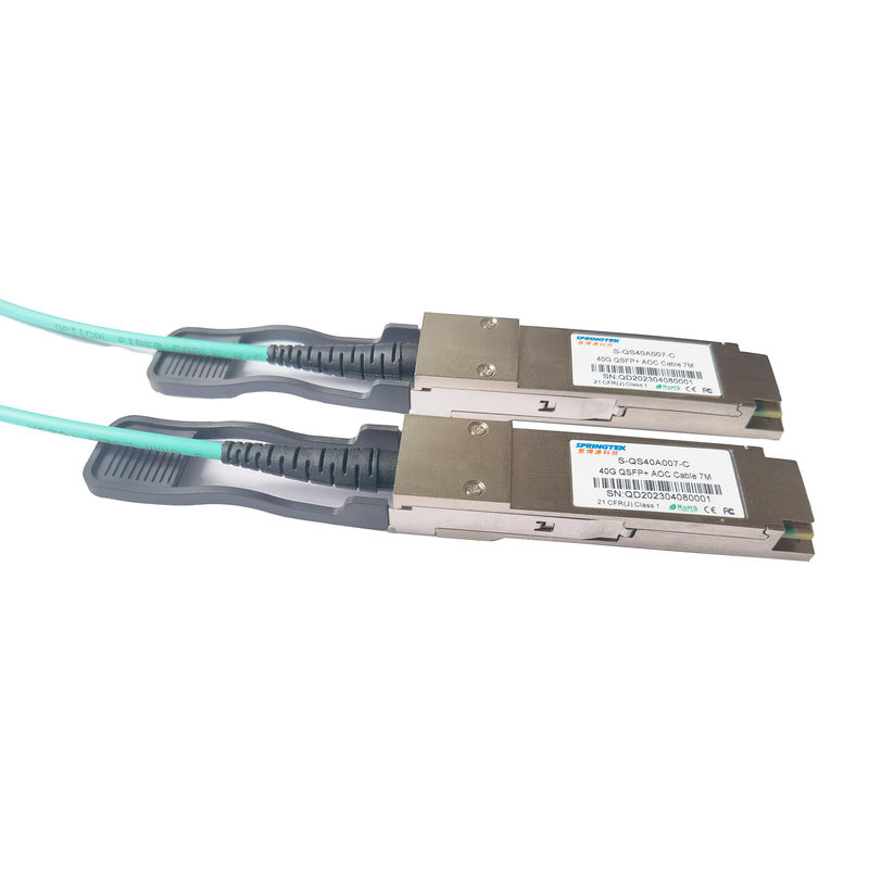 ость Alcatel Avaya Nokia оптического кабеля 7M 40G QSFP+To QSFP+ AOC активная совместимая