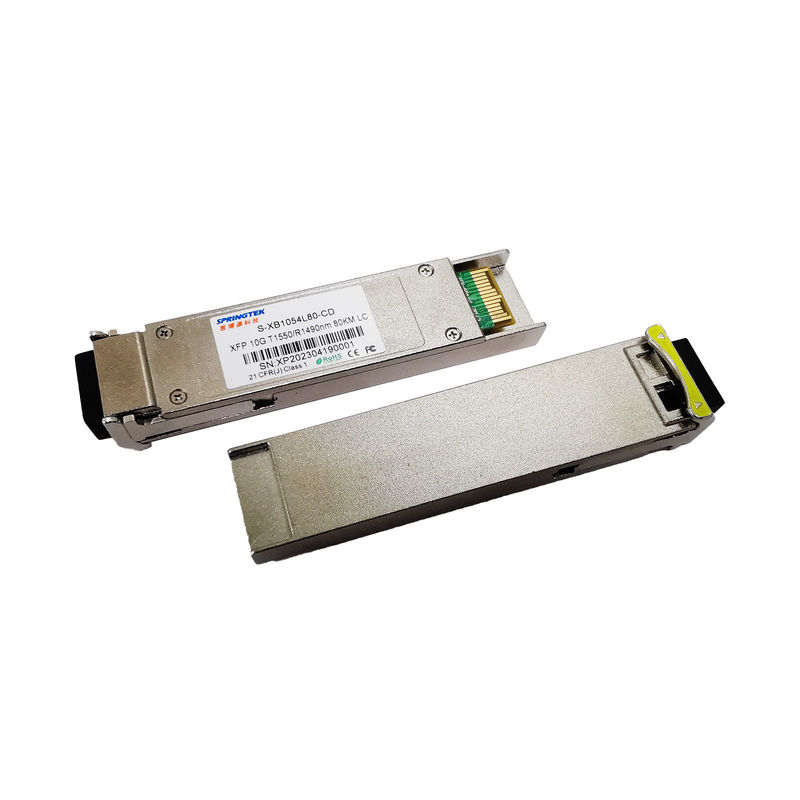 Можжевельник Bidi 80km WDM 10G Xfp 80km 1550/1490nm SM симплексный LC DDM совместимый Mikrotik